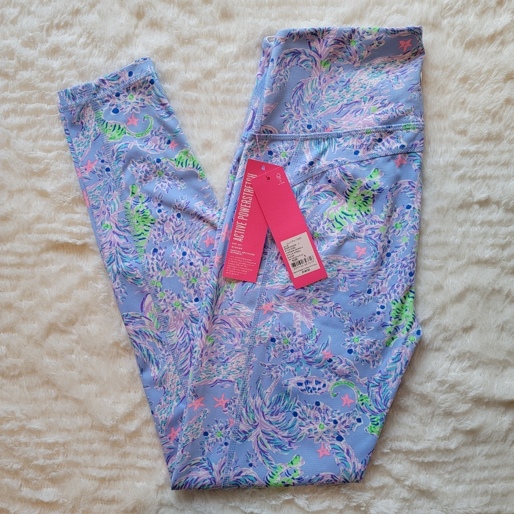 Lilly Pulitzer Weekender Leggings size small the turtle package